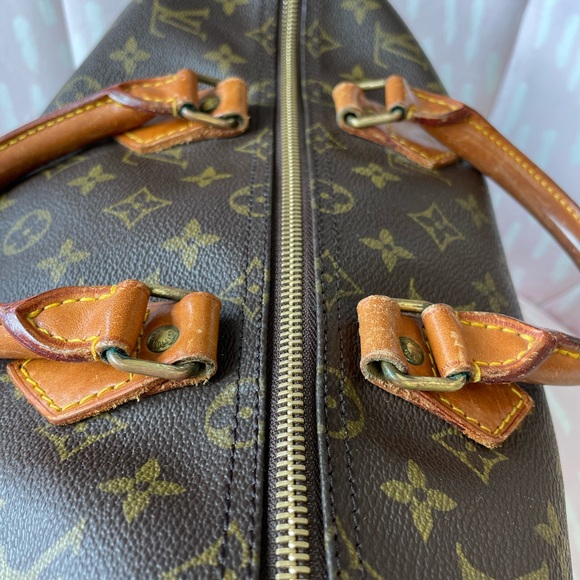 LOUIS VUITTON SPEEDY 35 MONO VINTAGE DC 824 ‼️PURGE SALE‼️ - Picture 10 of 16